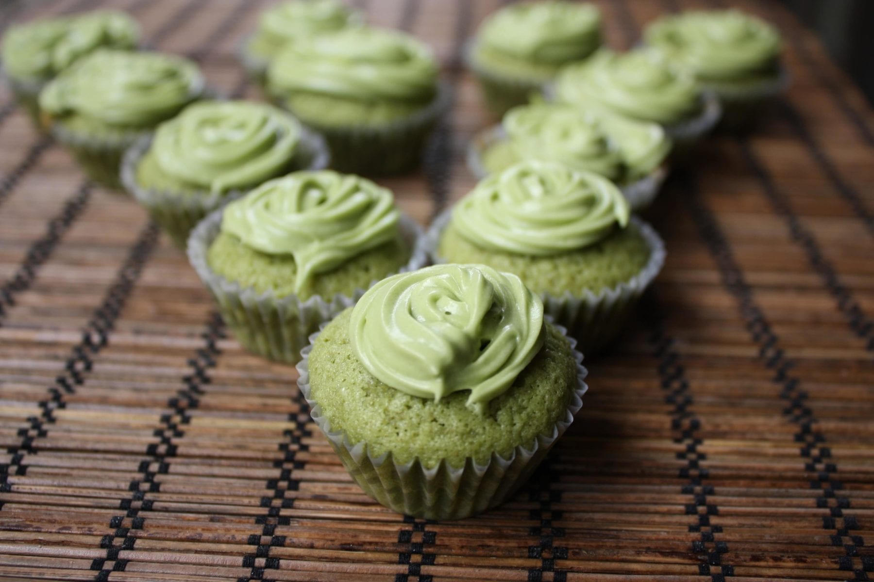 Mini Green Tea Cupcake Recipe