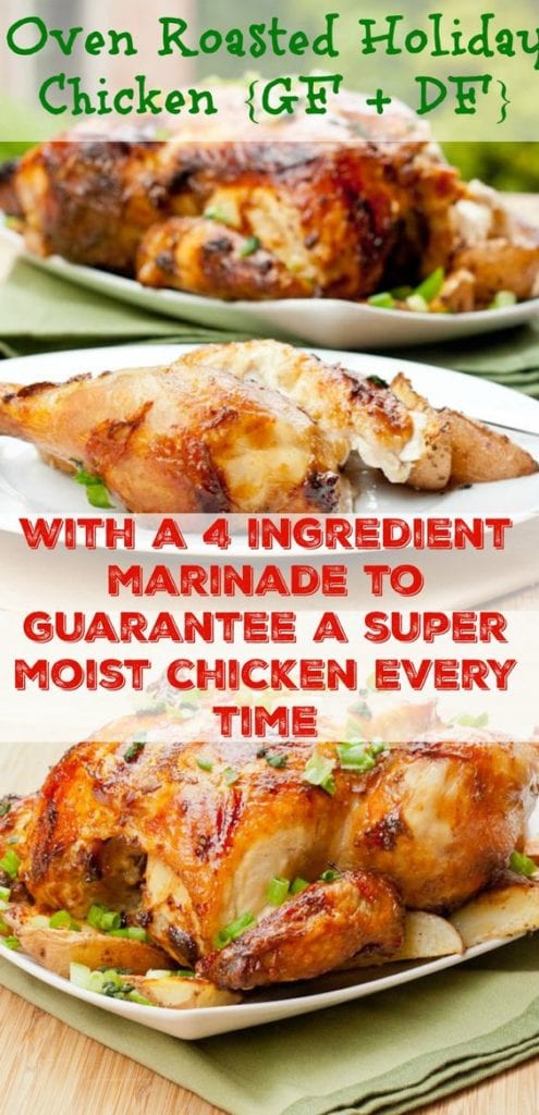Oven Roasted Chicken Recipe - Perfectly Juicy Every Time {GF, DF}