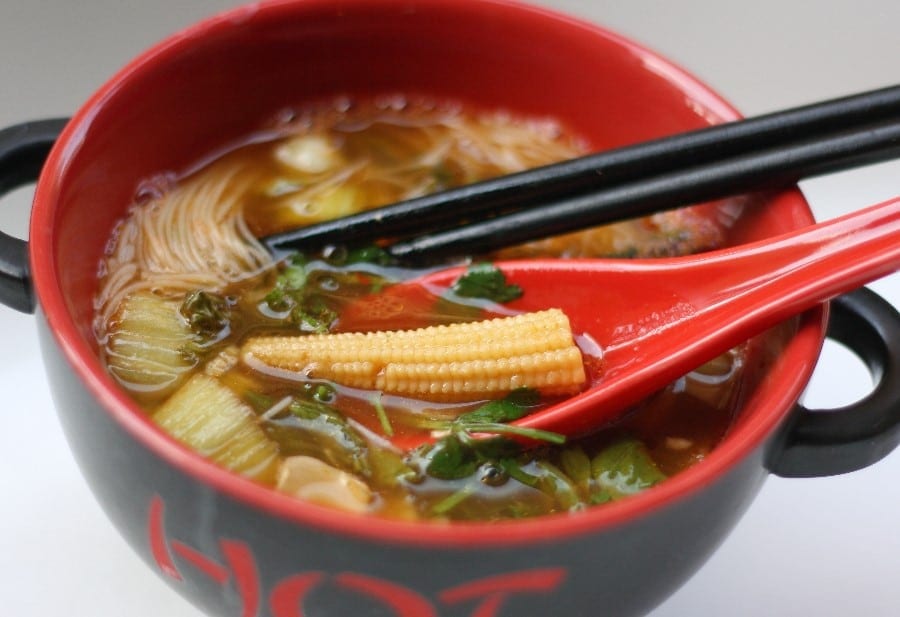 asian noodle soup