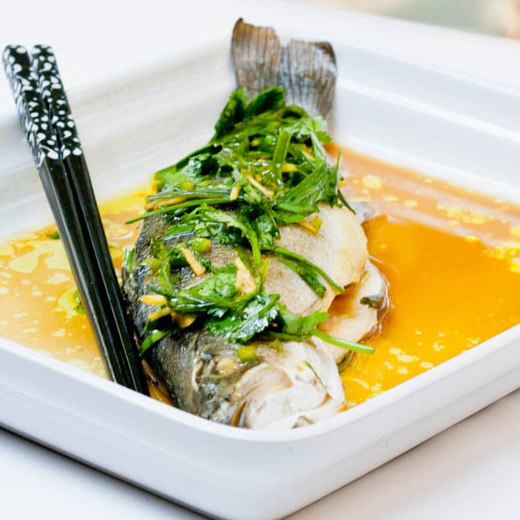steamed whole fish