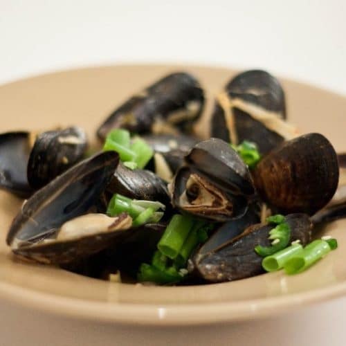 Thai Mussels in Asian Broth with Soup {Gluten-Free, Dairy-Free}