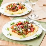 Polenta with Oven Roasted Vegetables