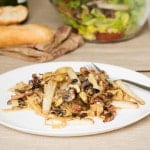 pasta-with-asparagus-mushrooms-bacon