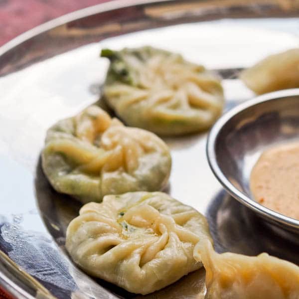 Spinach and Cheese Momo