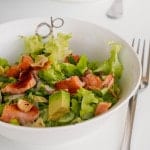 salad-with-pesto-salmon-and-avocados