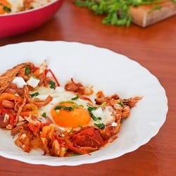 Pulled-Pork-Breakfast-Egg-Skillet-Recipe