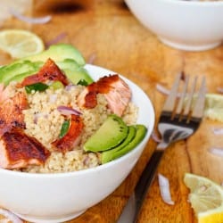 Asian-Couscous-with-Salmon-Recipe
