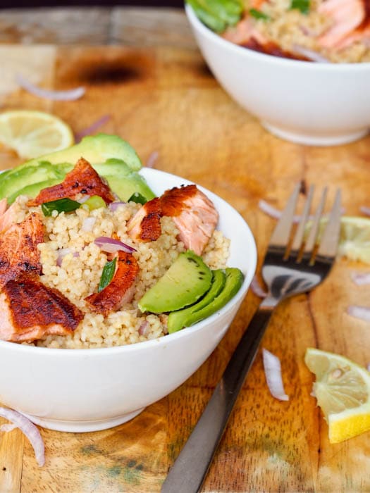 Asian Couscous with Salmon Recipe