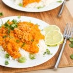 vegan red lentil curry