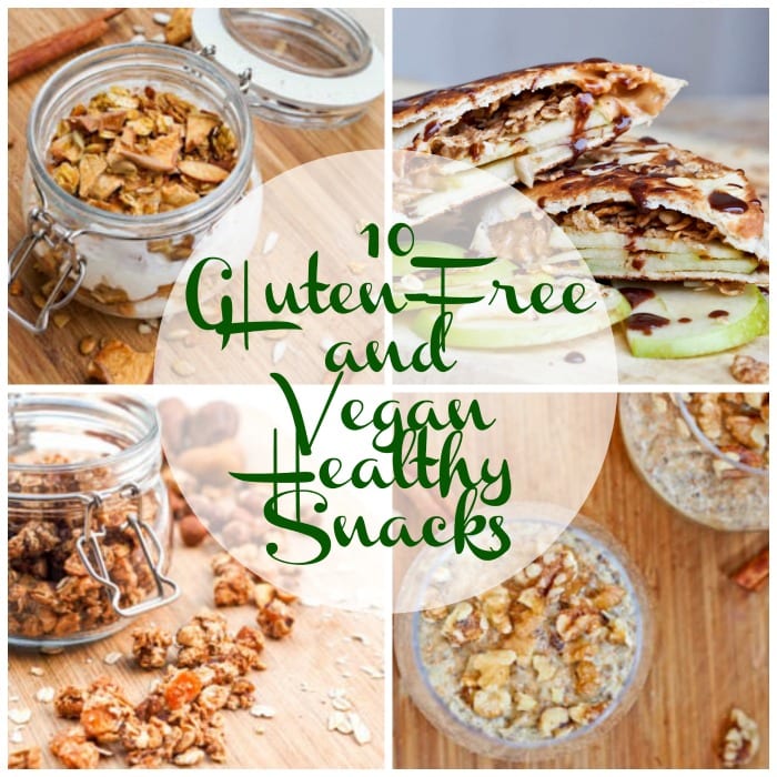 10 Healthy Vegan and Gluten Free Snack Recipes