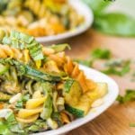 zucchini and asparagus pasta