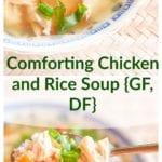 easy chicken rice soup pin