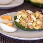 tuna salad with avocado