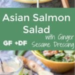 asian salmon salad pin