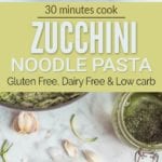 zucchini noodle pasta pin