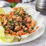 asian chicken lettuce wraps