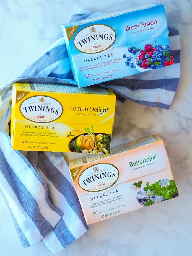 My morning routine with my Twinings Herbal Blends