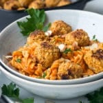 vegan meatballs pasta recipe FI