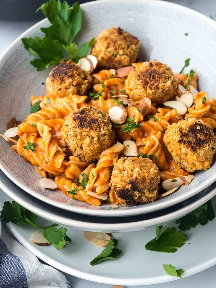 vegan meatballs pasta recipe