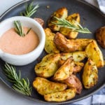 Rosemary Roasted Potatoes with Aioli