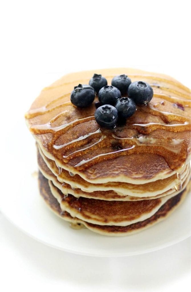 Gluten-Free Blueberry Pancakes (Vegan, Allergy-Free)