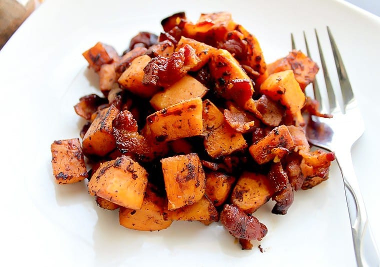 61. Maple Bacon Sweet Potato Hash Recipe