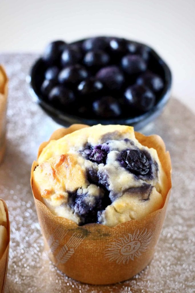 56. Vegan Blueberry Muffins (Gluten-Free)